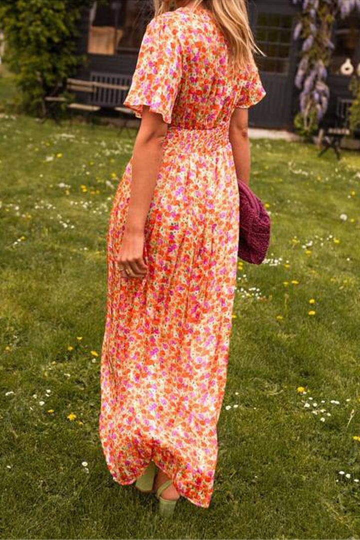 Sandra™ | Elegant Maxi-kjole med V-udskæring